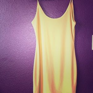 Gia monae yellow bodycon dress